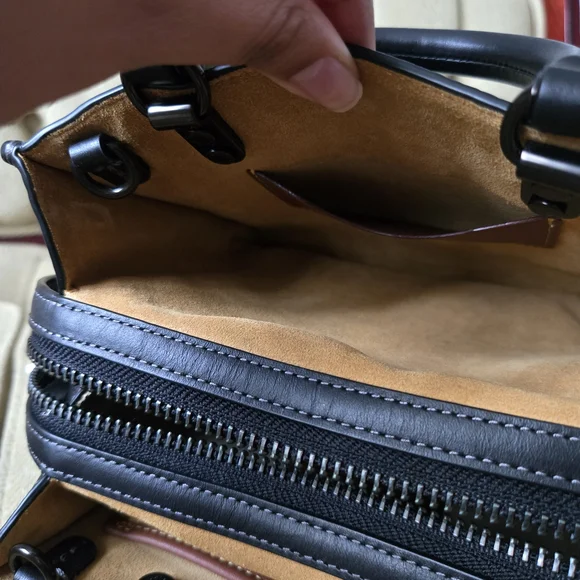 Coach Rogue 20 Black And Pewter HDW - Picture 9 of 16